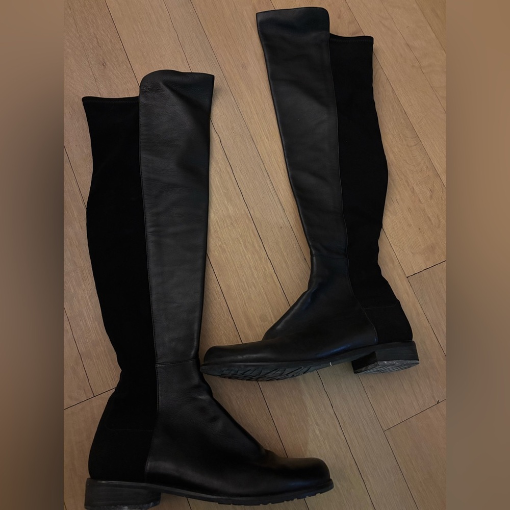 Stuart Weitzman 5050 Nappa leather black - good condition - 8.5